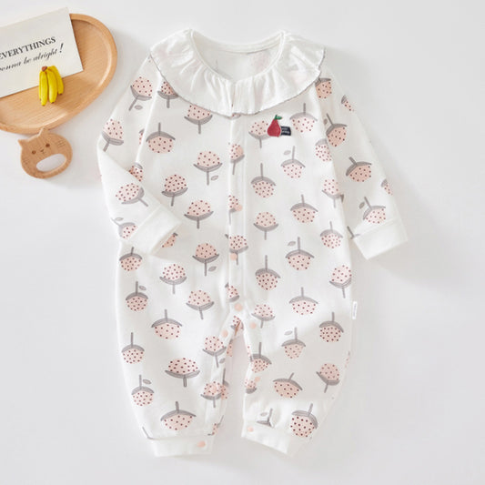 Baby Cotton Long Sleeve Jumpsuit – Soft, Cozy & Ideal for Spring & Autumn (Unisex)