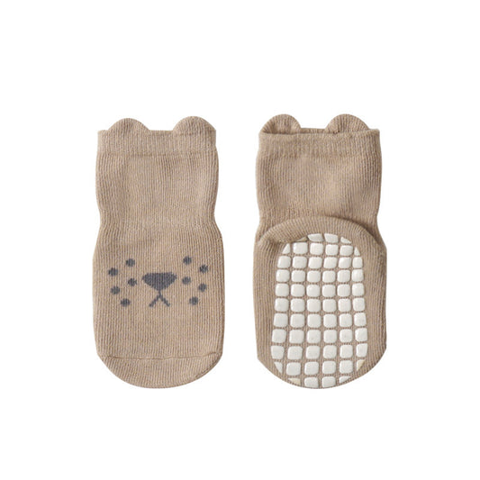 Baby Anti-Slip Floor Socks – Indoor Toddler Cotton Socks for Autumn & Winter | Soft, Breathable & Safe Grip Design